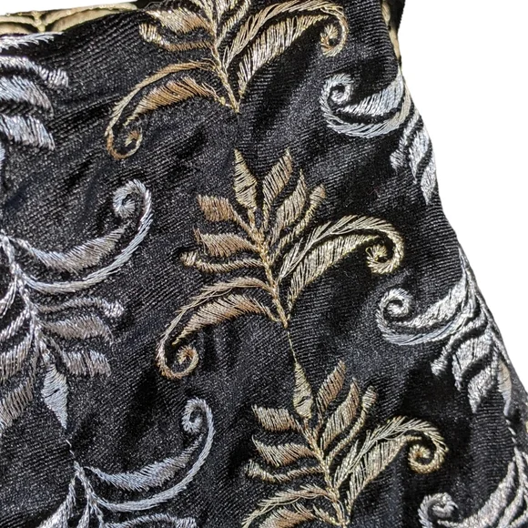 New Frances Valentine Petrie Metallic Embroidered Pants - Picture 5 of 13